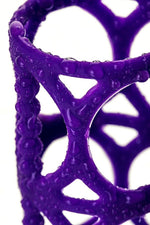Manșon pentru penis din silicon A Toys, violet, 7,5 cm