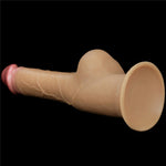 Dildo realist Lovetoy din silicon dublu strat cu mâner 25cm