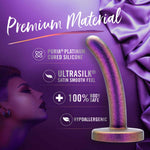 Dildo Temptasia Surrender Peg pentru începători din silicon, violet, 12 cm
