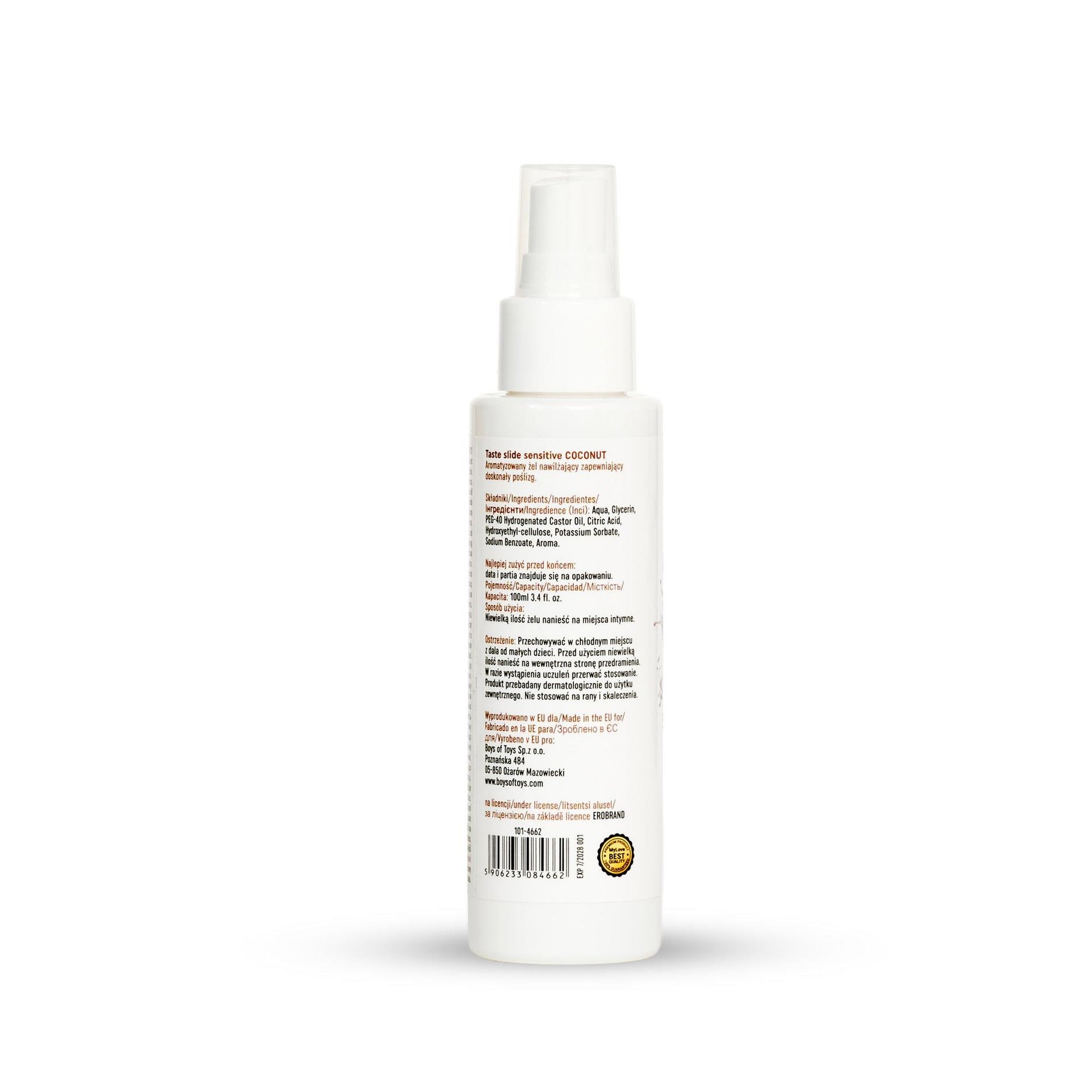 Gel intim delicat cu aromă de cocos MyLove 100 ml