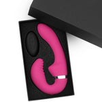Vibrator dual pentru punct G din silicon seria B TOUGHE 3 cu telecomandă