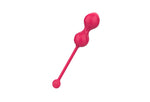 Bile Kegel Premium Lovesecret cu aplicație, silicon roz, USB, 22 cm