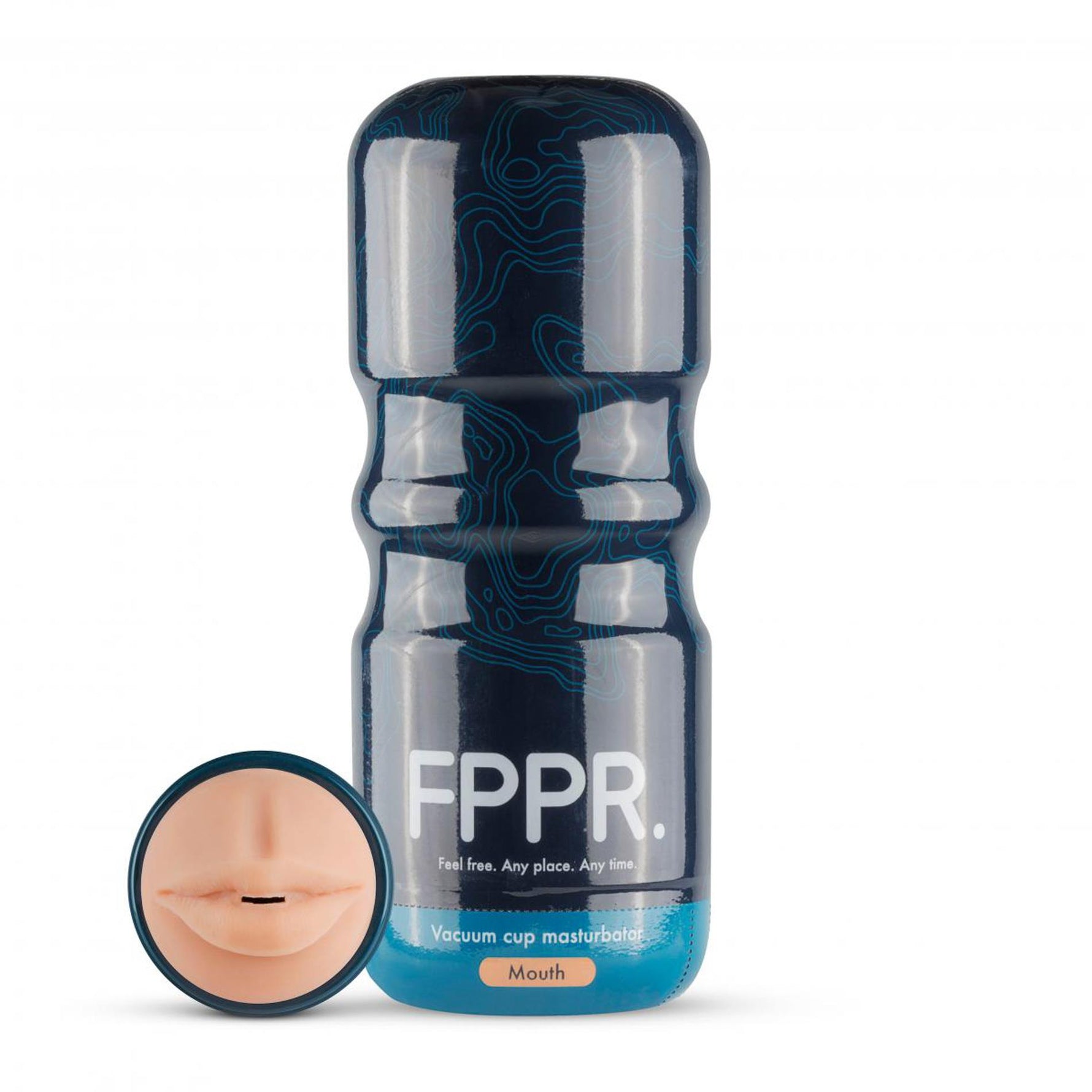 Masturbator bucal FPPR maro 18 cm