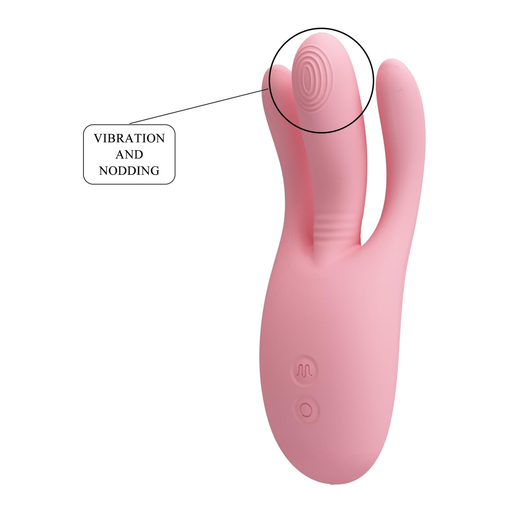 Vibrator Diego Pretty Love cu 10 funcții de vibrație și 5 funcții de înclinare a capului