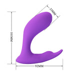 Vibrator pentru punctul G Pretty Love Idabelle, violet, cu telecomandă