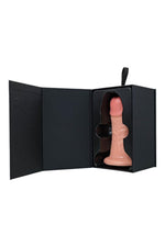 Dildo realist Caliber RealStick, culoarea pielii, PVC, 18 cm, 6 cm
