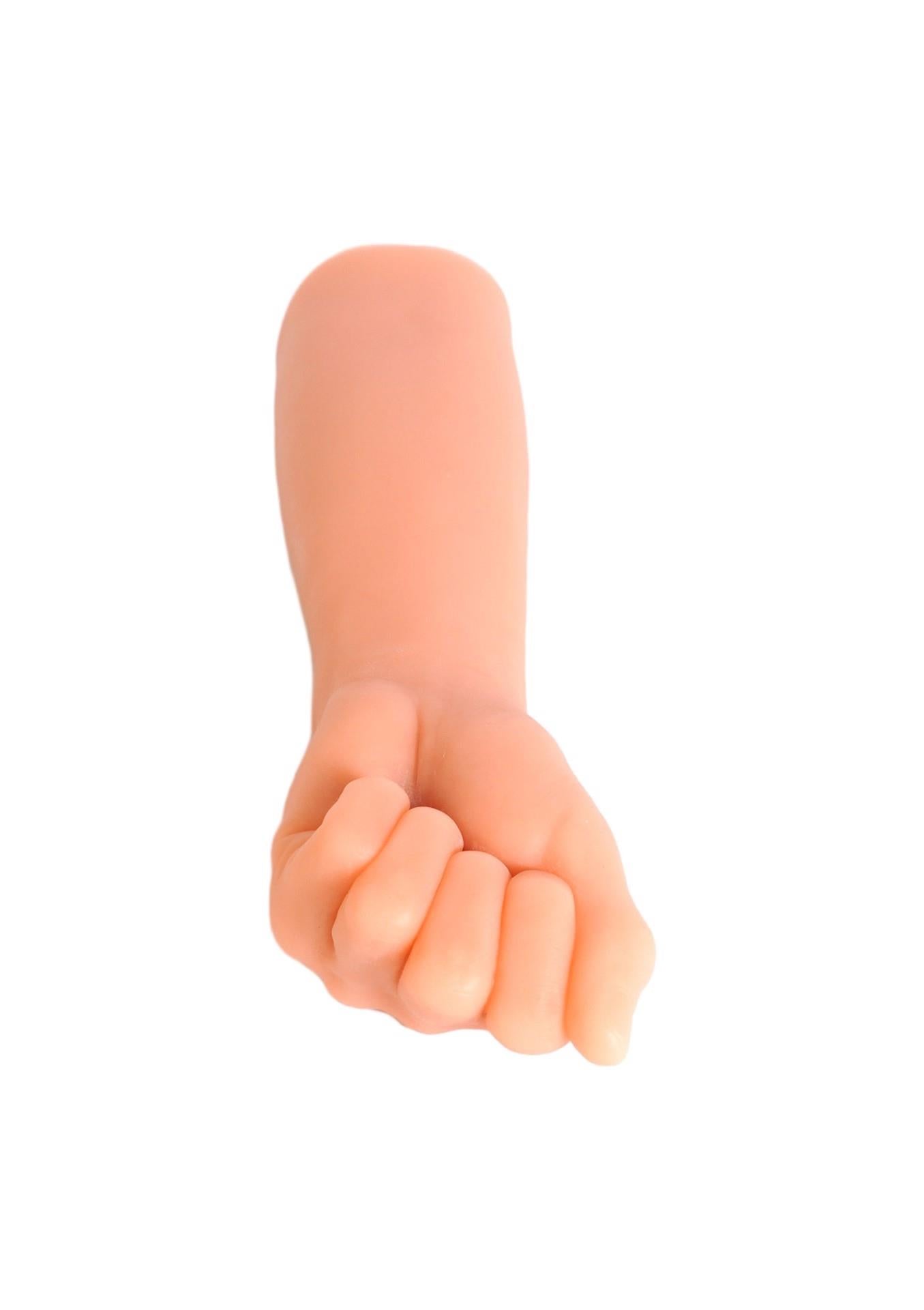 Pumn anal extrem ToyJoy Get Real, culoare deschisă a pielii, 30 cm