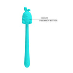 Stimulator clitoridian din silicon cu 7 vibrații, cu design drăguț și iepuraș Pretty Love, USB
