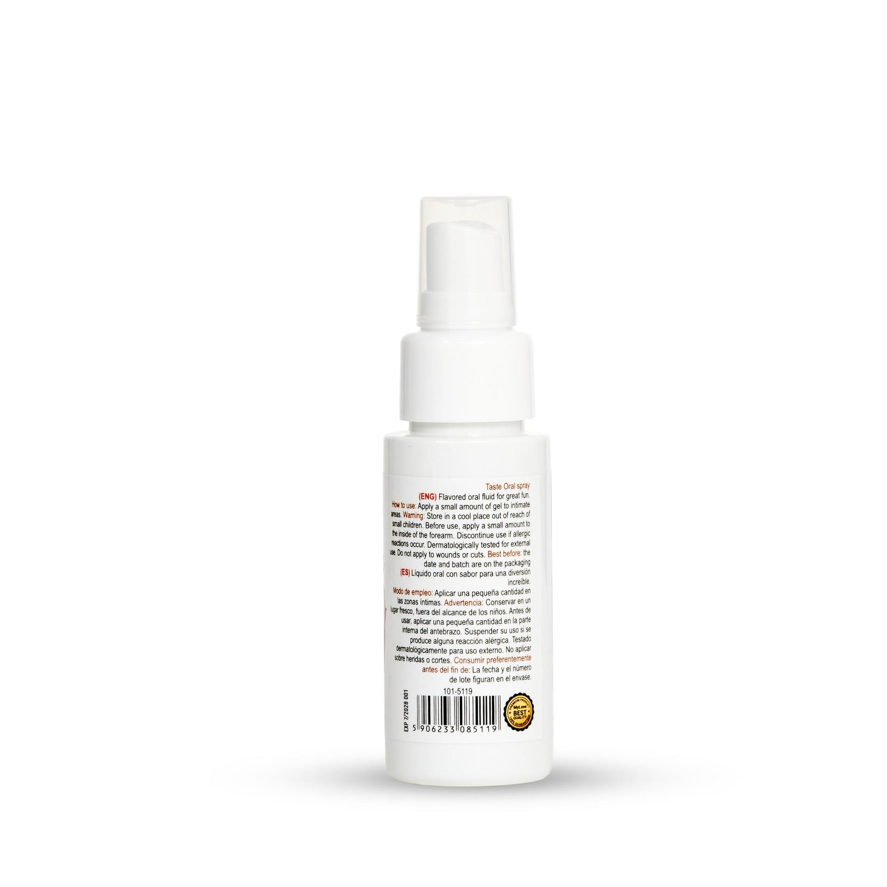 Spray oral MyLove aroma pina colada 50 ml
