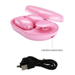 Mini vibrator Pretty Love Fun Box roz cu 12 funcții
