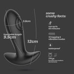 Aparat de masaj pentru prostată Octo cu telecomandă USB Crushious 12 cm