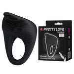Inel vibrant din silicon Pretty Love Thimble 6 cm