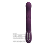 Vibrator Laursen Purple Wave Rabbit