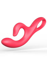 Vibrator XOCOON cu orgasm fără sfârșit, fuchsia, USB, 21 cm
