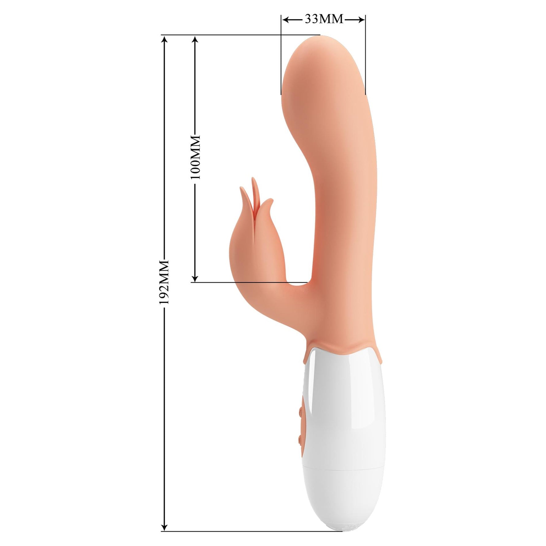 Vibrator TPR Pretty Love Bloody Mary Culoare Carne 30 Funcții