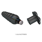 Dop anal vibrant din silicon negru Pretty Love Imron