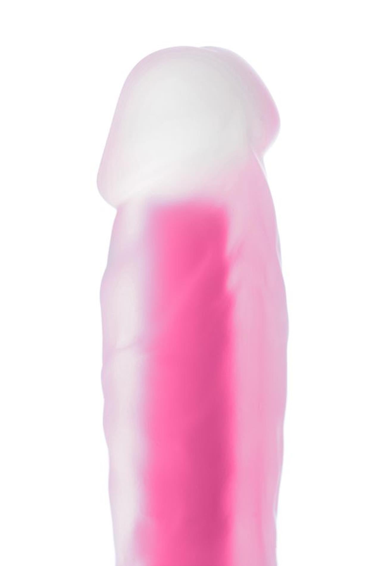 Dildo cu gel Peter Glow Beyond Pink Glow 16,5 cm