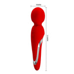 Baghetă de masaj USB Walter Pretty Love din silicon, 7 vibrații
