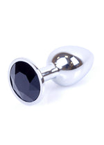 Plug anal argintiu cu diamant MyLove Toys 7 cm