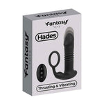 Masaj de prostată penetrant vibrant din silicon Hades Fantasy USB 14cm