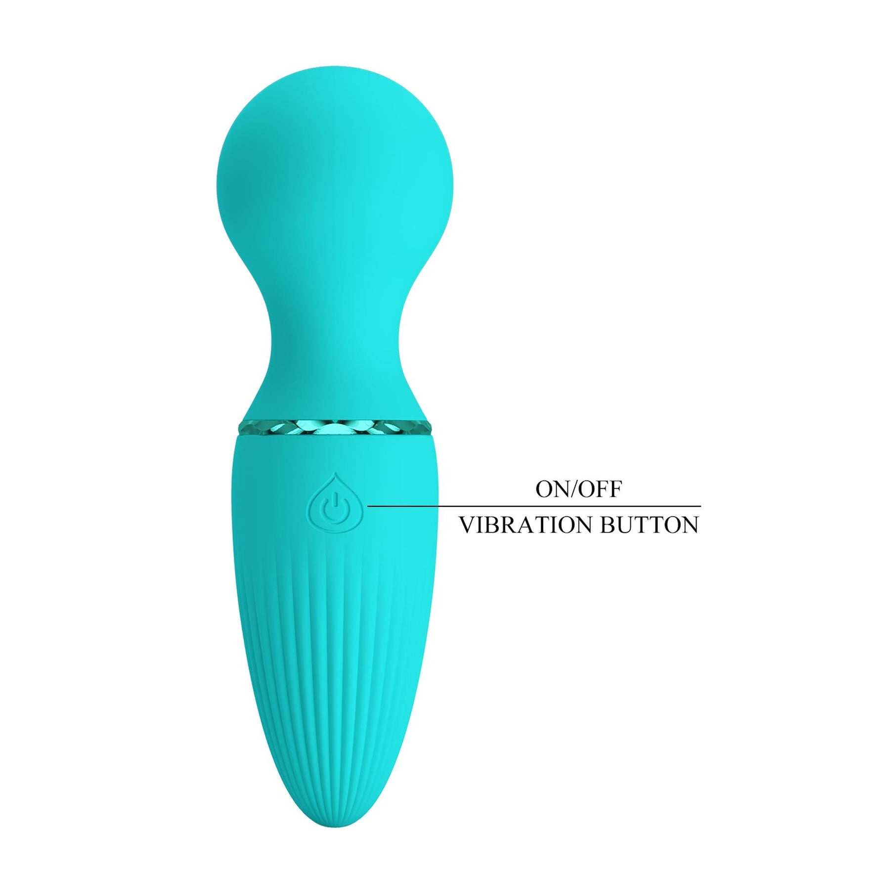 Vibrator mini din silicon Dwayne Pretty Love USB cu 10 moduri