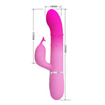 Vibrator Pretty Love Shima Bunny cu 7 vibrații și 4 rotații
