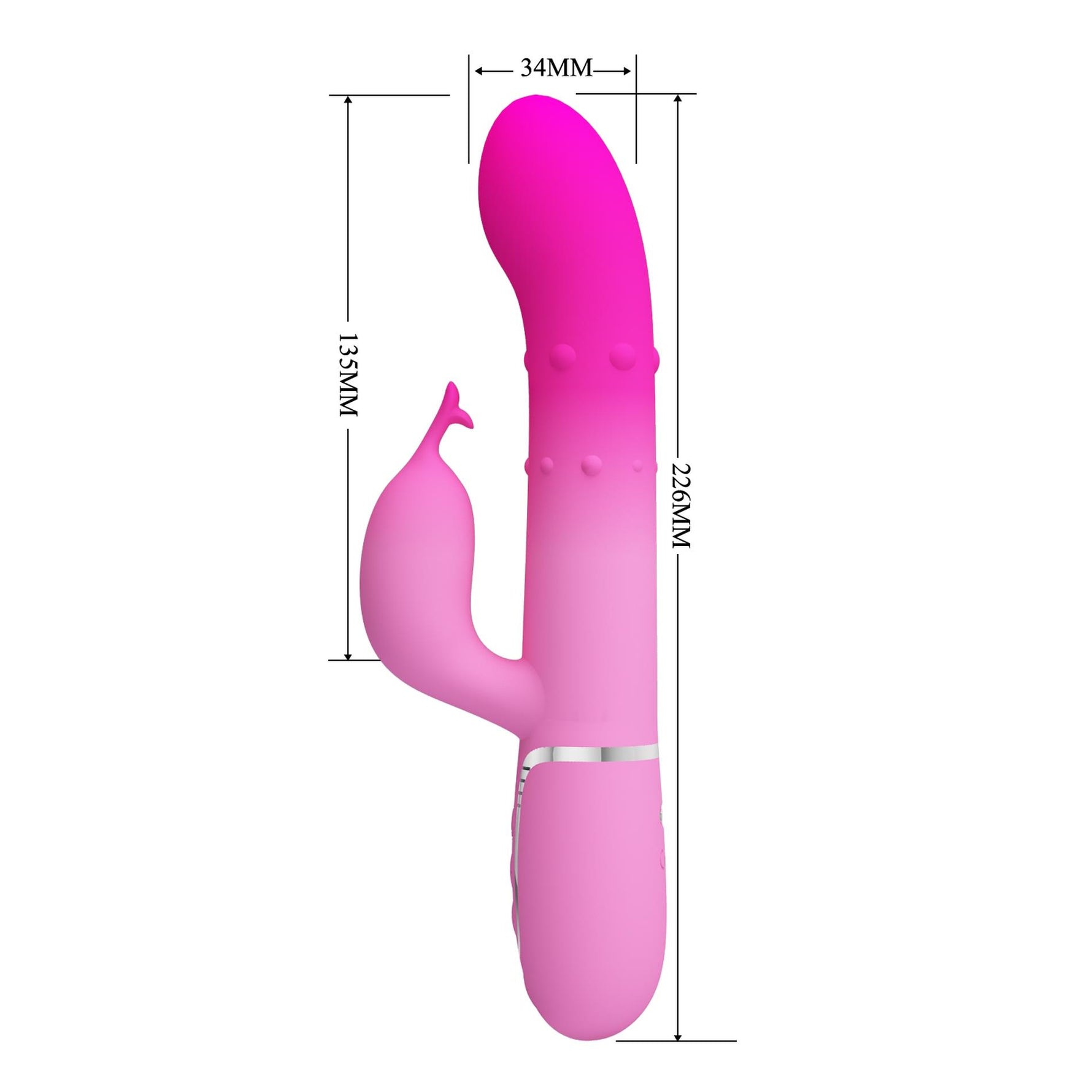 Vibrator Pretty Love Shima Bunny cu 7 vibrații și 4 rotații