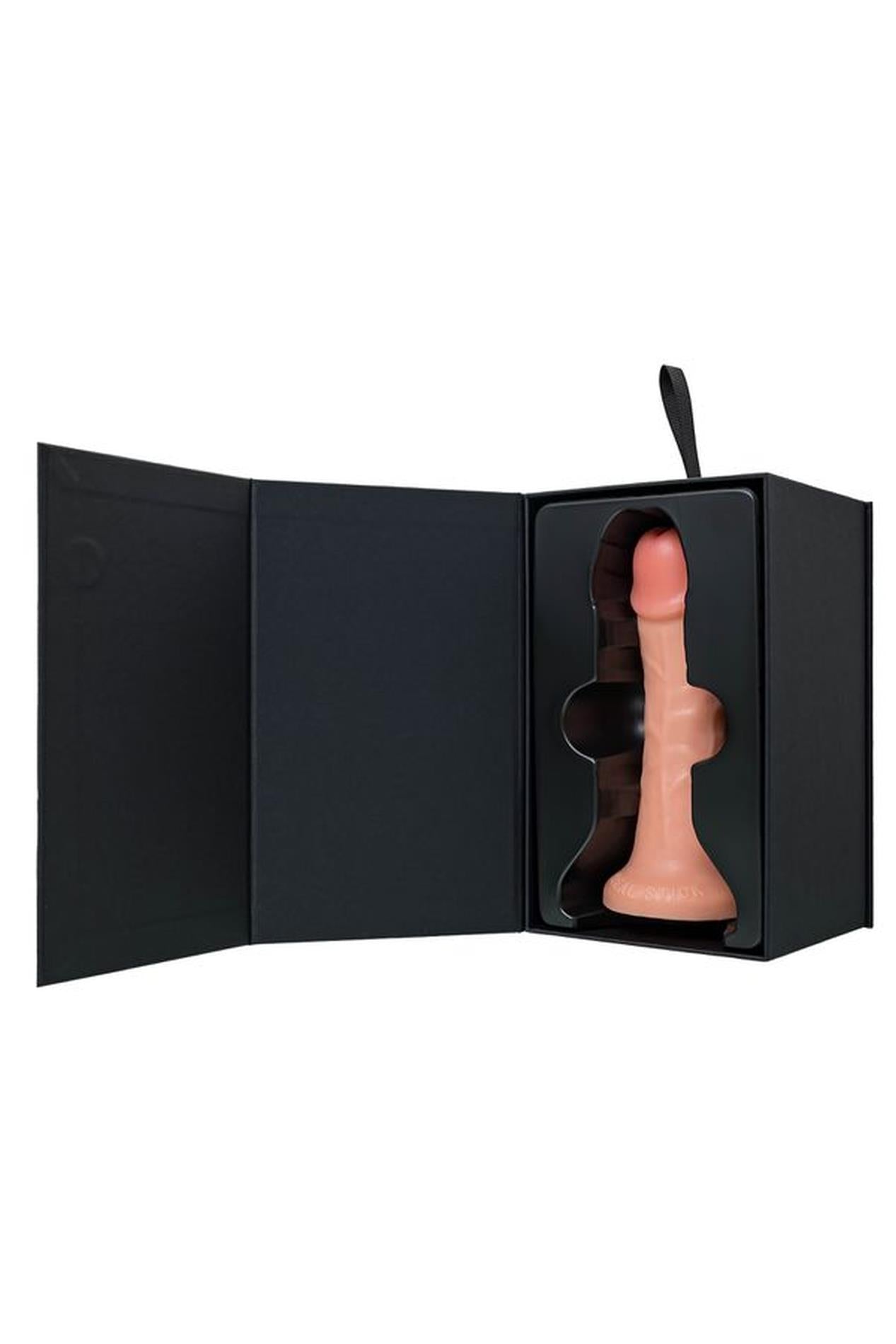 Dildo realist Caliber RealStick culoarea pielii 18 cm 4 cm