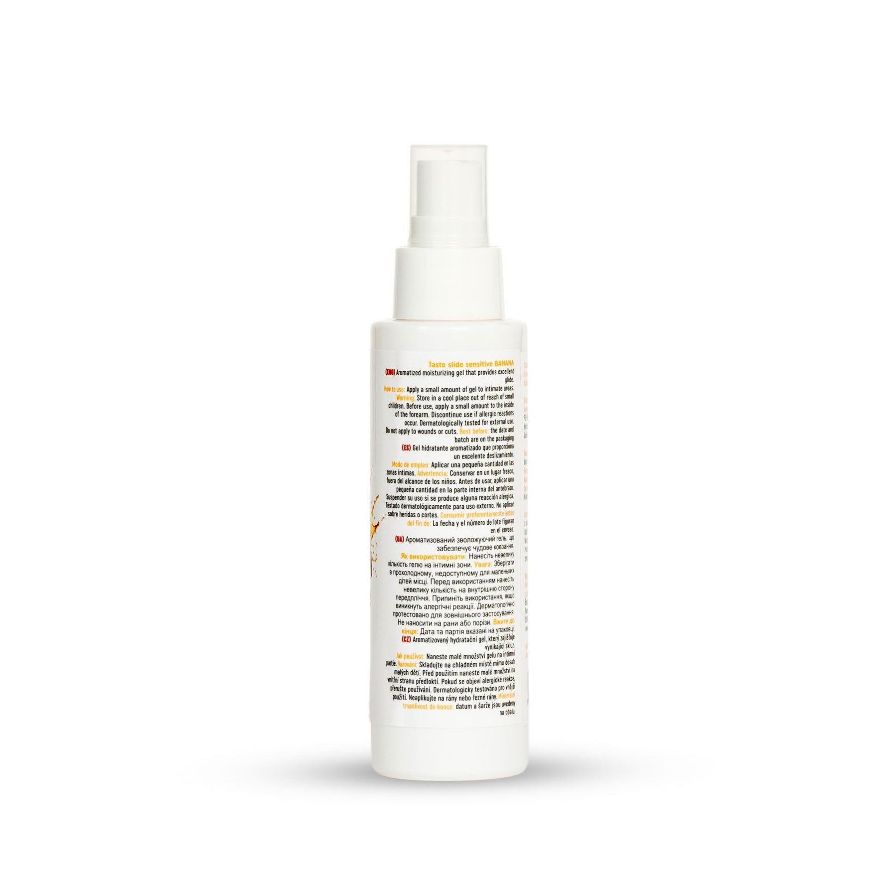 Gel intim MyLove Taste Slide Sensitive cu aromă de banană 100 ml