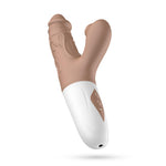 Vibrator realist cu glisare USB Crushious El Matador 22,5 cm