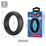 Set de 56 de inele pentru penis Crazy Bull din silicon