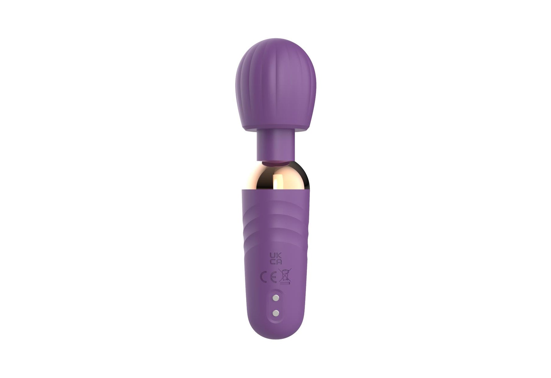 Stimulator Clitoridian Little Fairy Wand din Silicon, Violet, 14 cm