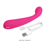 Vibrator puternic pentru punctul G din silicon Pretty Love Jessica