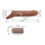 Manșon realist pentru penis Pretty Love, cu 12 vibrații, USB