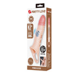 Manșon vibrant realist pentru penis Pretty Love 22 cm