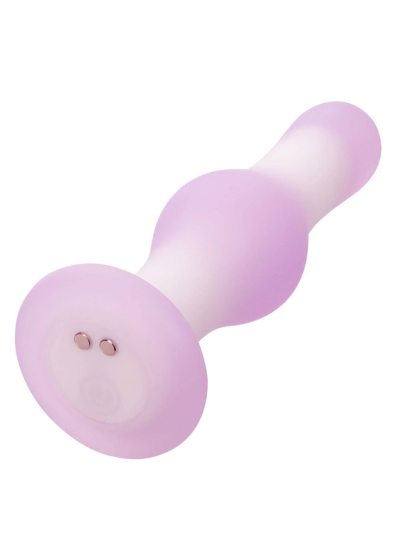 Dop anal vibrant din silicon Calexotics Lavender Haze, violet