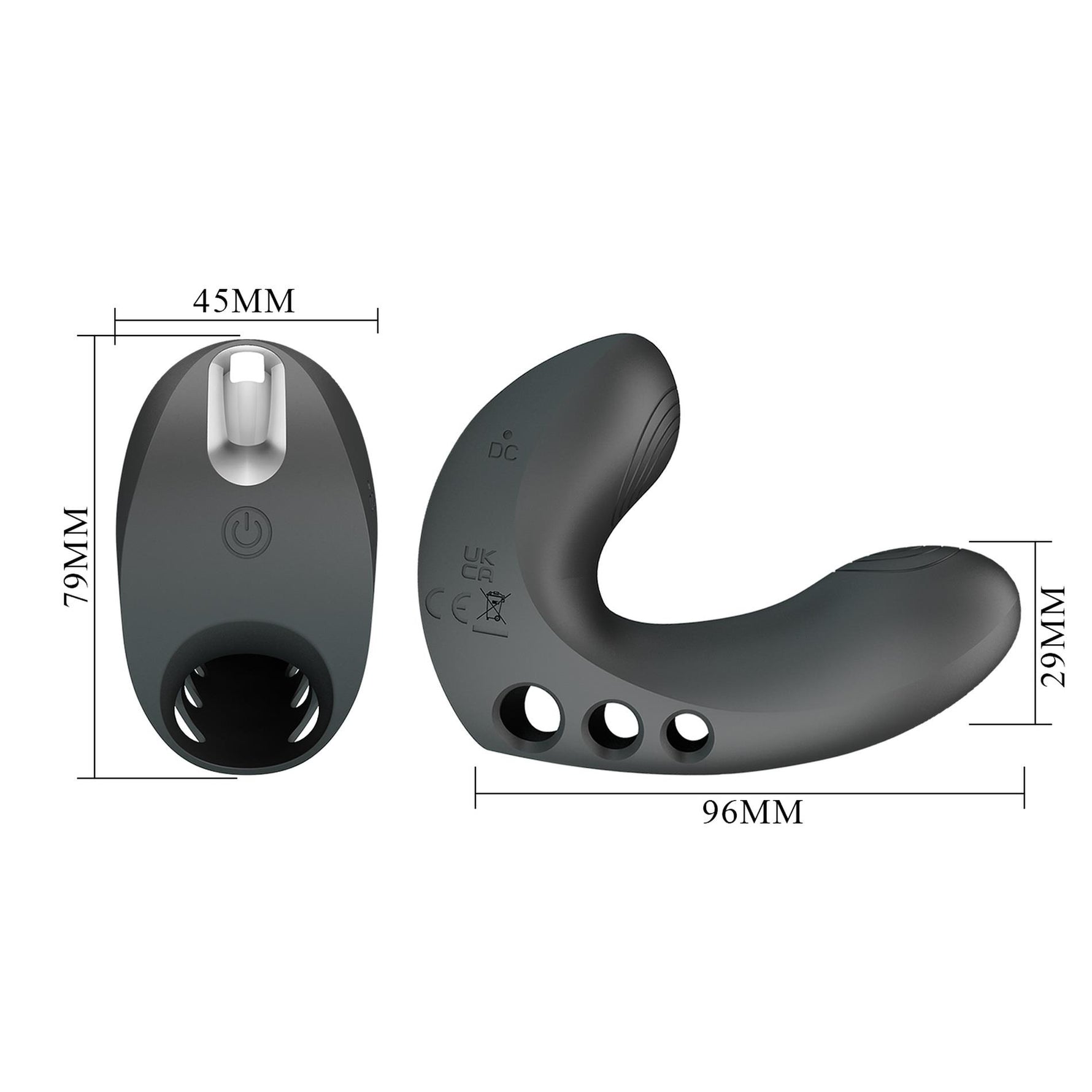 Vibrator pentru deget Camelia Pretty Love din silicon, cu 7 moduri