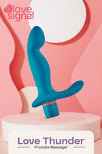 Masaj de prostată USB din silicon Love Thunder Dream Toys 15 cm