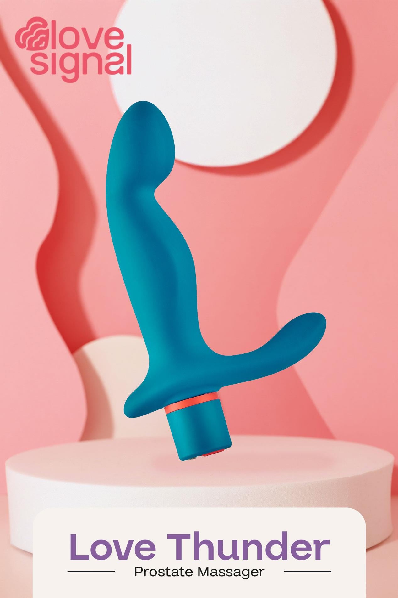 Masaj de prostată USB din silicon Love Thunder Dream Toys 15 cm