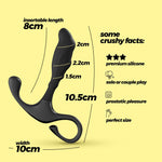 Masaj de prostată din silicon Crushious Djinn 10,5 cm