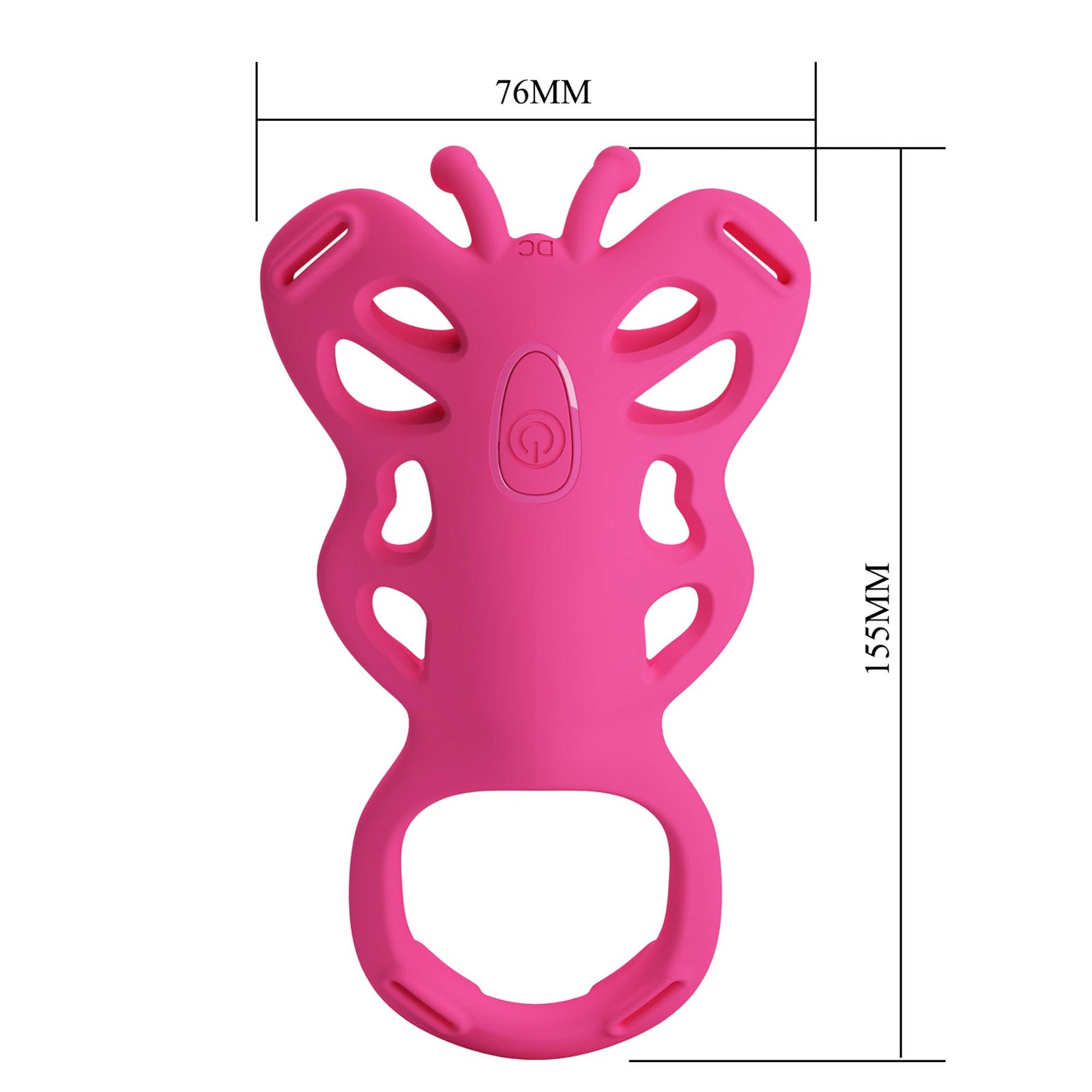 Stimulator clitoridian din silicon Pretty Love Aethon cu aplicație USB 15,5 cm