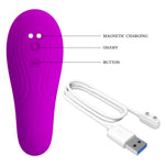 Stimulator clitoridian USB pulsatoriu din silicon Pretty Love Naty