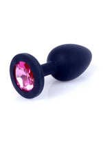 Bijuterii anale din silicon MyLove Toys, negre, mici, 7 cm