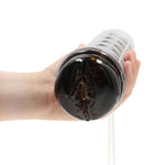 Masturbator TPE Easy Rider RealRock Negru 21,5 cm