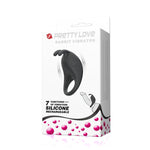 Inel vibrant din silicon Pretty Love cu iepuraș USB 7,5 cm