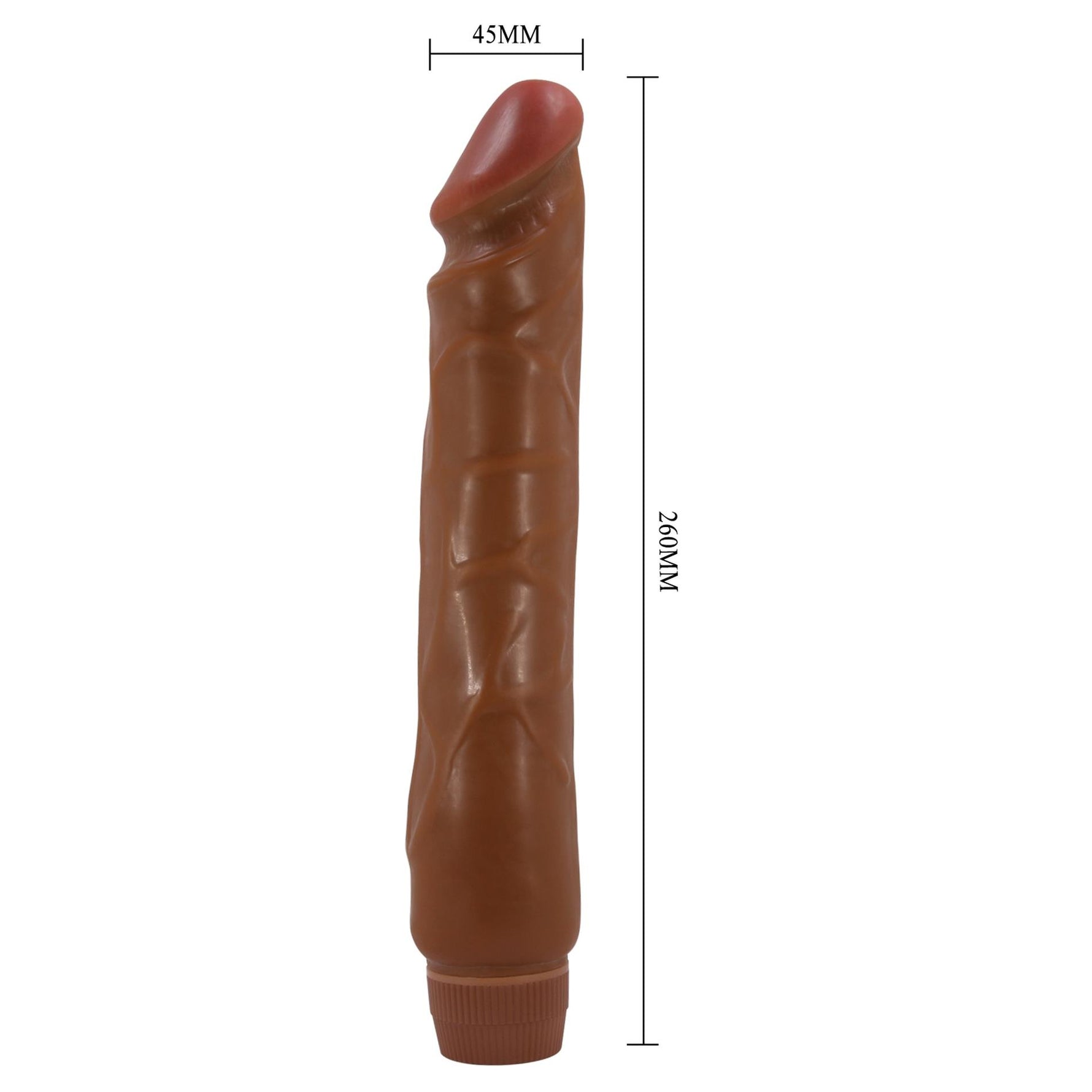 Vibrator realist Baile Barbara Jack 10 inch cu 2 pile AA