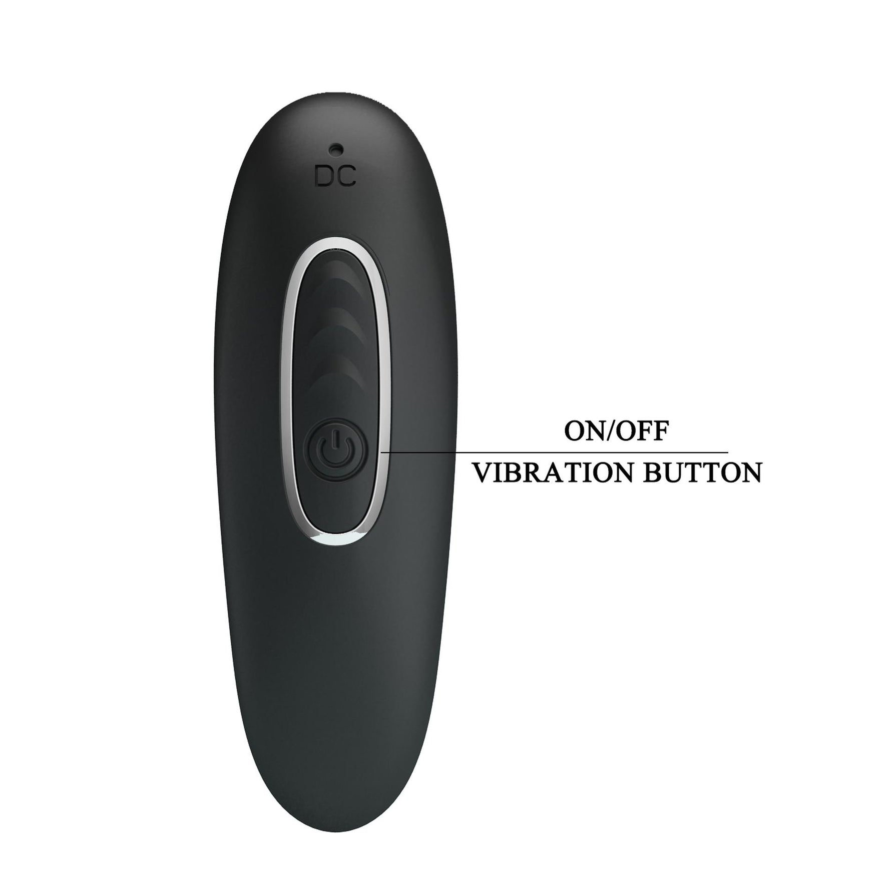 Plug anal vibrant din silicon Corban Pretty Love cu mărgele
