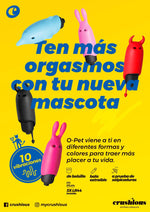 Vibrator Crushious O Pet Bunny roz cu 10 funcții