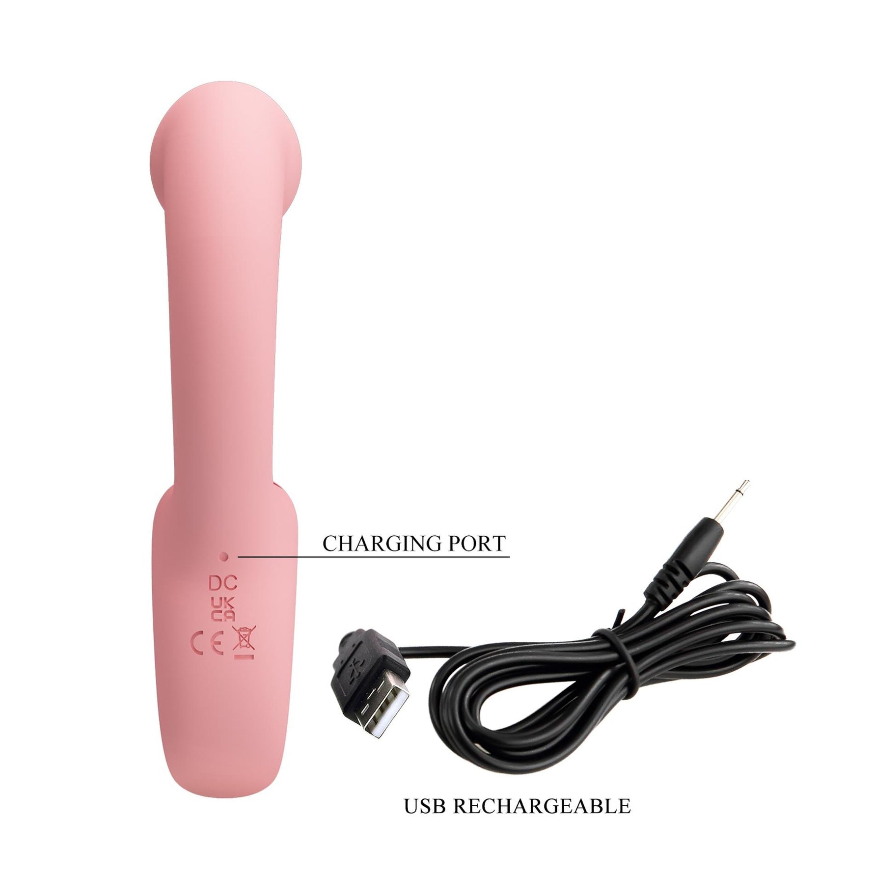 Stimulator clitoridian USB din silicon Pretty Love Erynnyes