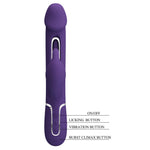 Vibrator Pretty Love Kampas cu model iepuraș violet, cu 7 funcții